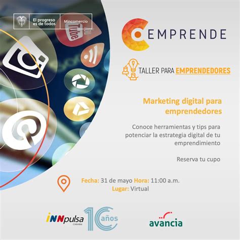 Taller De Marketing Digital Para Emprendedores CEmprende