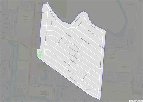 Map Of Cameron Park Cdp Texas Thong Thai Real