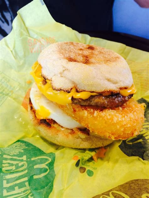 Mcdonald S Sausage Egg Mcmuffin Hashbrown