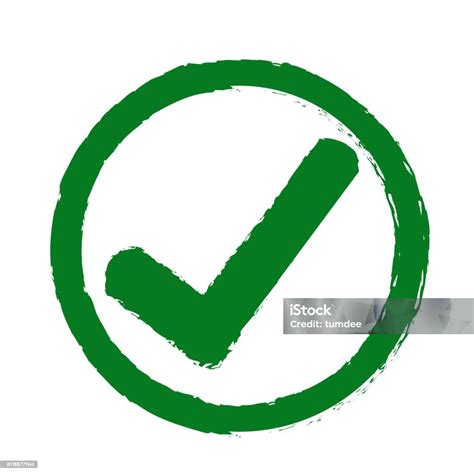 ikon tanda centang centang ilustrasi stok  gambar