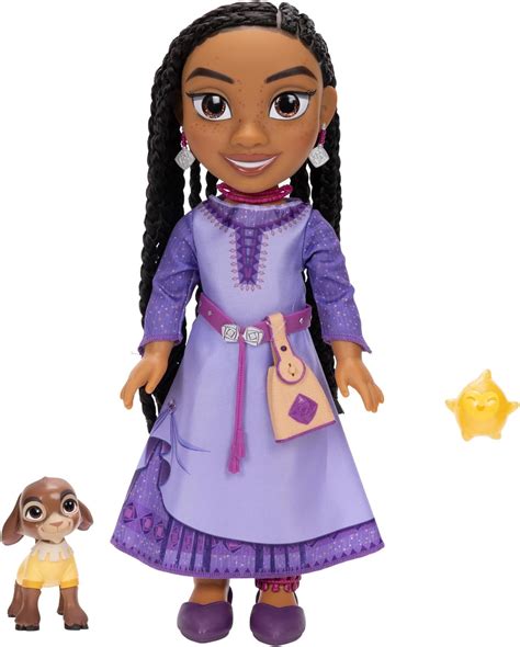 Amazon es Wish Disney Muñeca ASHA Musical Grande de 38 cm Viste