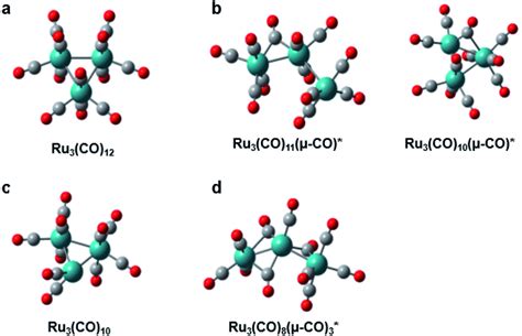 Molecular Structures Of Ru3 Co 12 And Intermediates In Its Download Scientific Diagram