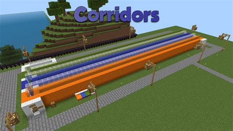 How To Build Stampy S Lovely World Corridors Youtube