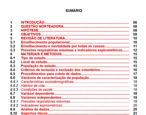 Sumário Do Tcc Faça Do Jeito Certo Com Essas Dicas