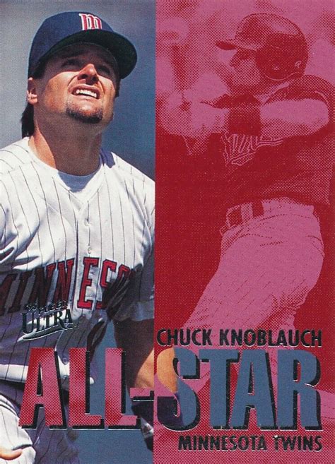 Fleer Ultra All Star Chuck Knoblauch For Sale Online Ebay