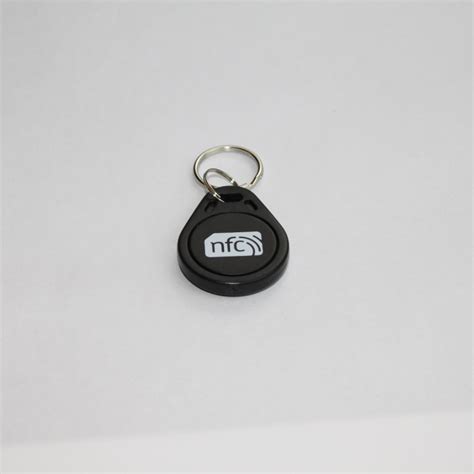 Black Pear Shaped Abs Nfc Key Fob Nxp Ntag213 Zipnfc Uk Nfc Shop