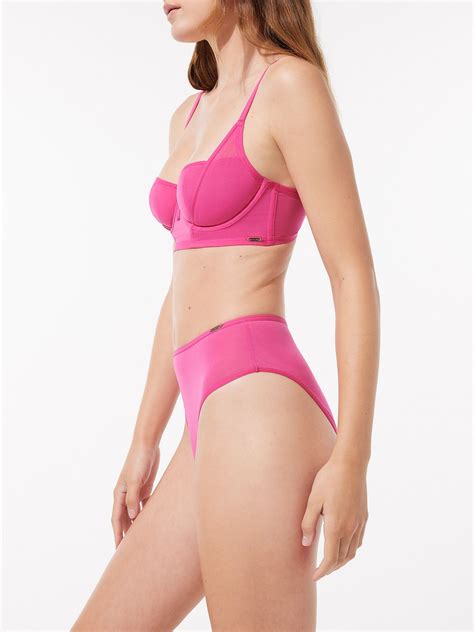 See Thru U High Waist Bikini Knickers In Pink Savage X Fenty Uk