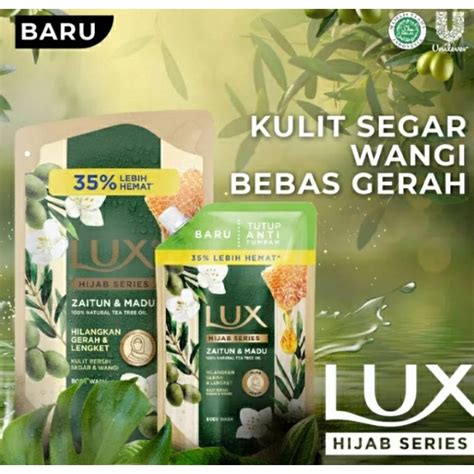 Jual Lux LUX BODY WASH SABUN MANDI CAIR REFILL DAN LULUR HIJAB SERIES