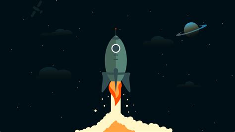 Rocket Start Vector Design (1920x1080) : r/wallpaper