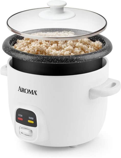 Aroma Rice Cooker 3 Cup Uncooked 6 Cup Cooked Small Rice Cooker Oatmeal Ebay