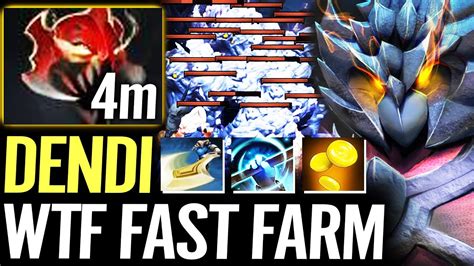 Dendi WTF 4min MoM Sven Max Cleave 175 DMG Big Stack Fast Farm