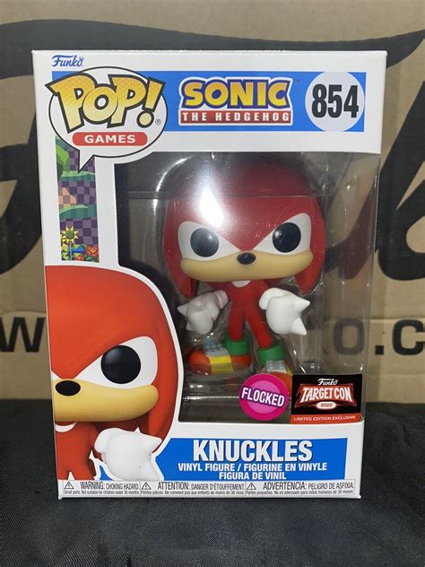 Mavin Funko Pop Sonic The Hedgehog Knuckles Flocked Target Exclusive 854