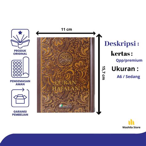 Jual Al Quran Almahira HAFALAN Ukuran Kecil A6 Hard Cover Lengkap