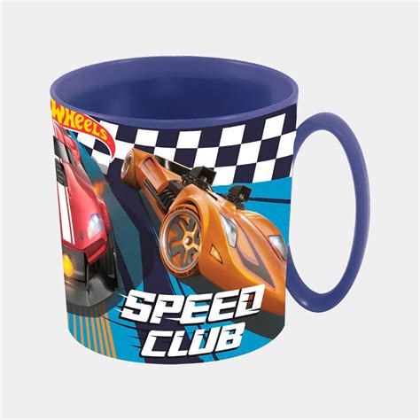 Caneca de Plástico Hot Wheels 350ml Envio 24h SoTiny