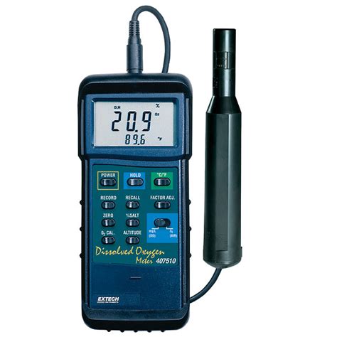 Extech 407510 Dissolved Oxygen Meter Kit From Cole Parmer