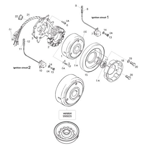 582 Ul Mod 90 99 Ducati Magneto Generator 12v 170w Starting Pulley 582ul 2 Stroke Parts