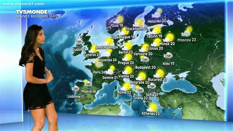 Tatiana Silva La Nouvelle Présentatrice Météo De Tf1 Youtube