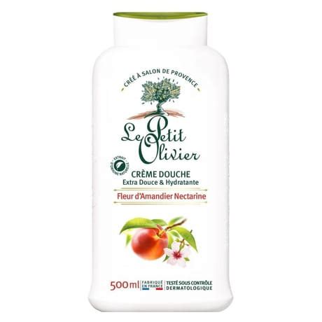 Le petit olivier crème douche fleur d amandier nectarine 500ml