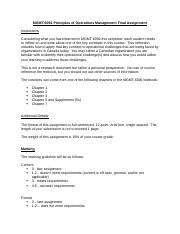 Mgmt Final Assignment Fall Docx Mgmt Principles Of