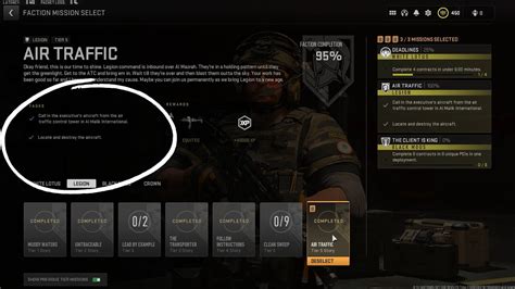 Air Traffic Solo Tier Legion Story Mission Warzone Dmz Youtube