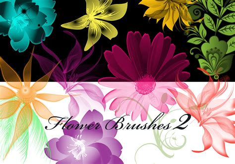 Free Hi Res Floral Brushes Part 2