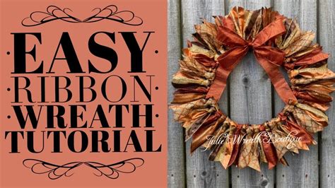 Ribbon Wreath Tutorial How To Make A Bow Wreath For Beginners Fall Wreath Tutorial Diy Artofit