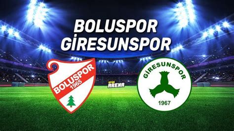 Giresunspor Boluspor maçı hangi kanalda saat kaçta canlı yayınlanacak