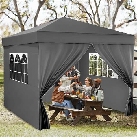 X Tonnelle De Jardin Pliante Avec Parois Imperm Able Pop Up Gazebo