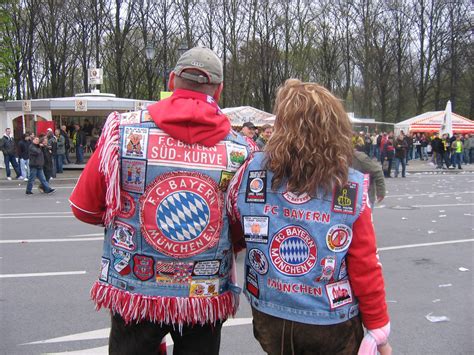 Bayern Munich fans at Berlin's Fan Mile-I love their jackets! They ...