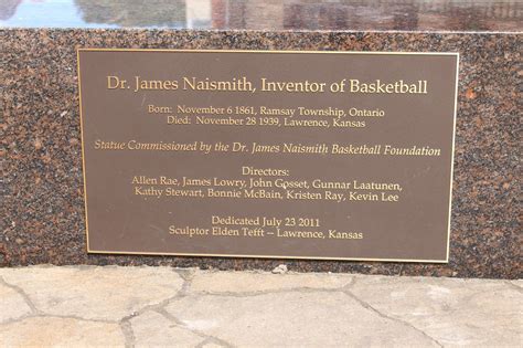 Memorials in Ottawa: Dr. James Naismith Statue