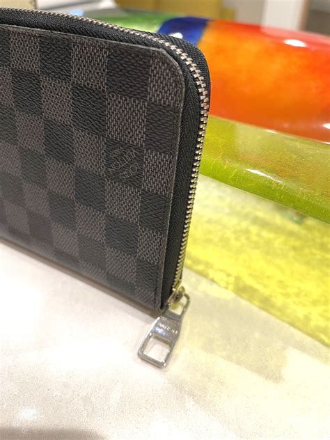 Louis Vuitton Damier Graphite Zip Around Long Wallet