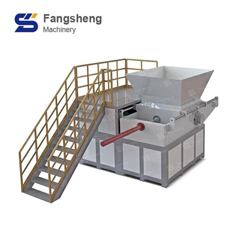 Double Shaft Shredder Machine Fangsheng Plastic Recycling Machinery