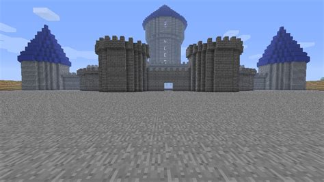 No-Blueprint Castle Minecraft Project