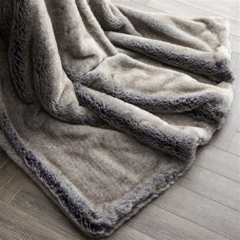 Luxury Faux Fur Throw Blanket Super Soft Oversized Thick Warm Afghan 60