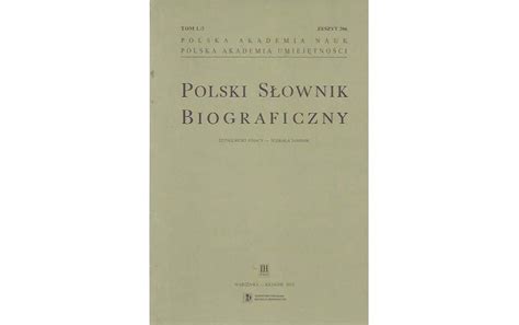 Polski S Ownik Biograficzny Ornatowski