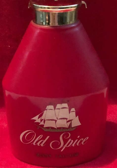 Vintage Full Bottle Shulton Old Spice Huge 7 Oz Aftershave Talc