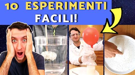 Esperimenti Facili Da Fare In Casa Scienza Compilation Youtube