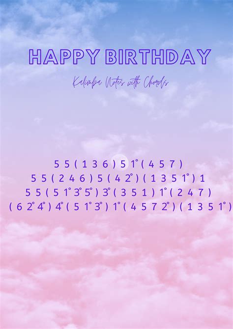 A Pink And Blue Sky With The Words Happy Birthday Written In Purple