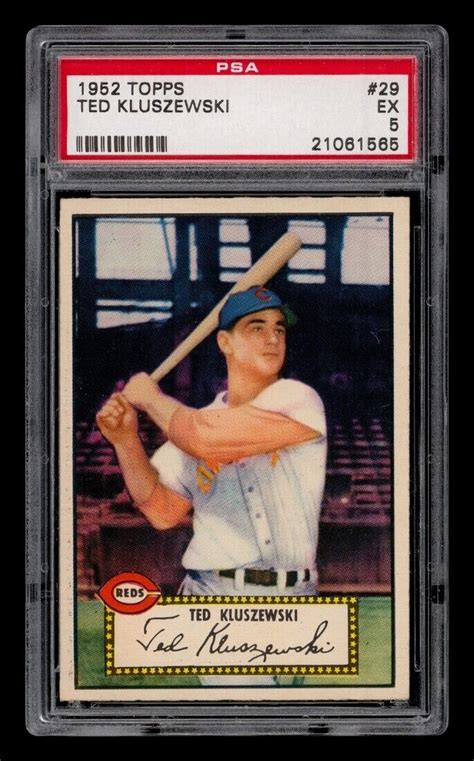 1952 Topps Set Break 29 Ted Kluszewski PSA 5 EX EBay