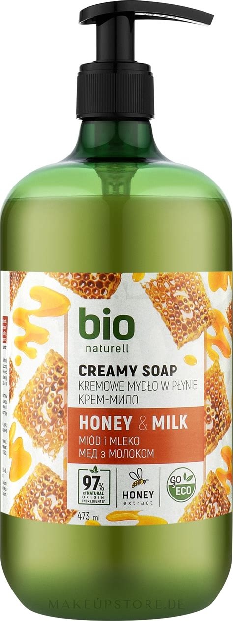 Bio Naturell Honey Milk Creamy Soap Creme Seife Honig Mit Milch