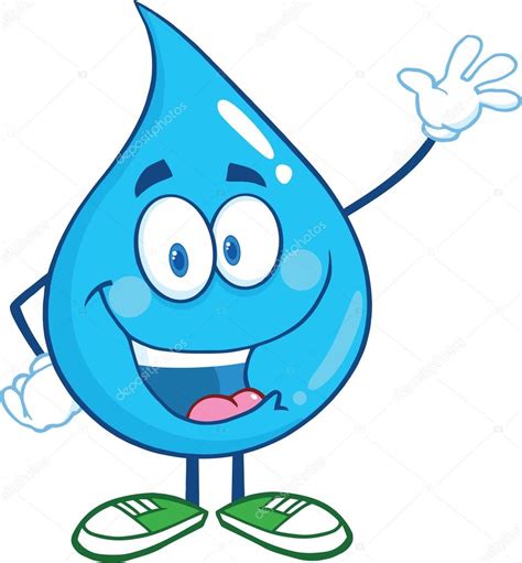 Pictures: water drop cartoon image | Water Drop Cartoon Character ...