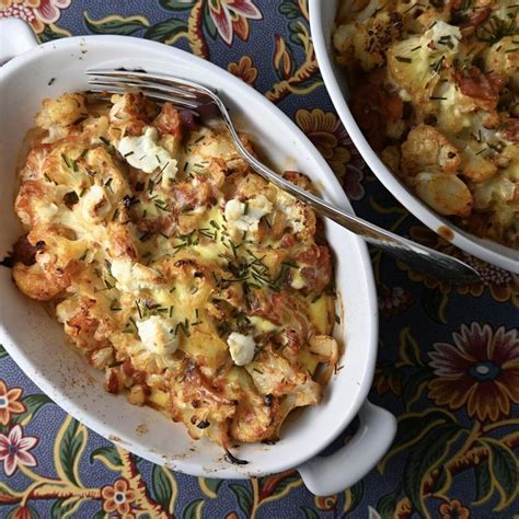 Crispy Goodness Cauliflower Gratin With Goat Cheese Perfectly Provence