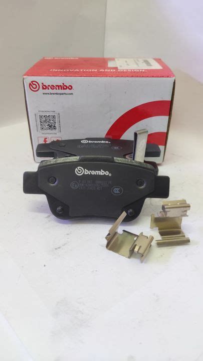 100 TRUSTED BREMBO REAR BRAKE PAD TOYOTA ESTIMA ACR50 VELLFIRE ALPHARD