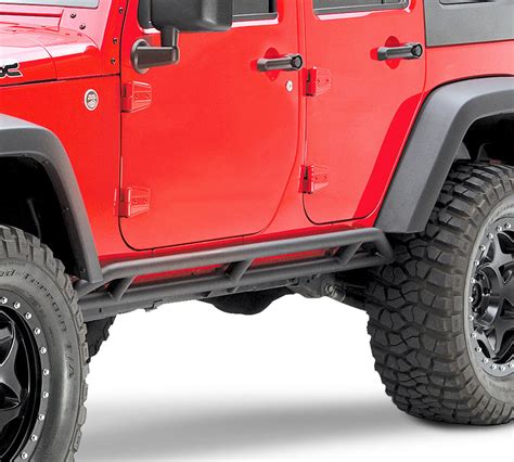 Smittybilt Src Rocker Guards In Textured Black For Jeep