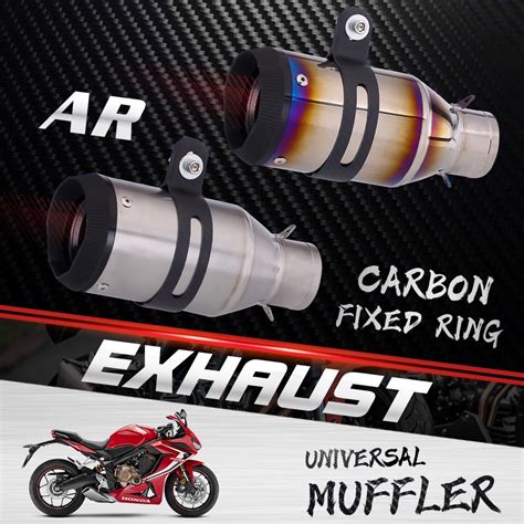 Mm Ar Titanium Alloy Exhaust Austin Racing Inlet Universal Muffler