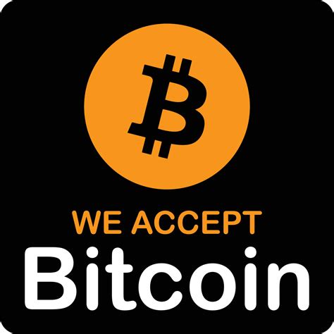 We Accept Bitcoin Logo