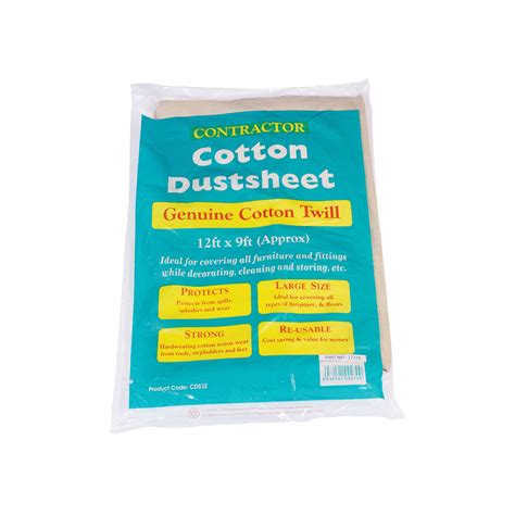 Heavy Duty Cotton Twill Dust Sheets — Bond It Group