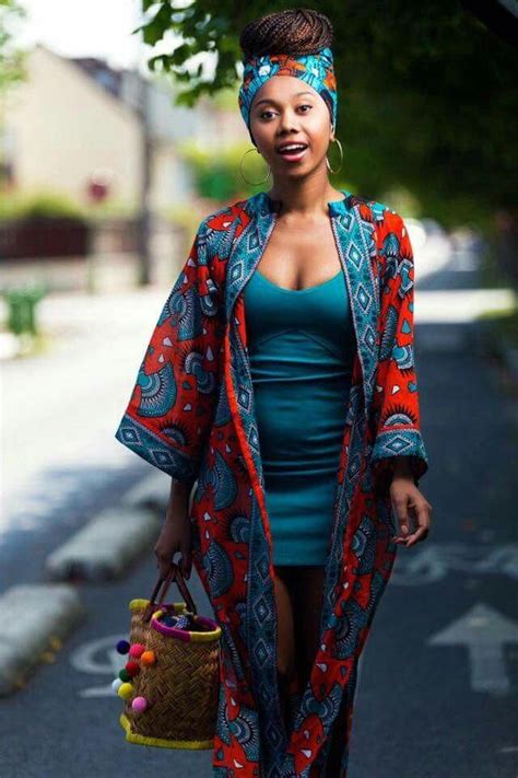 Long Ankara Coat Africanclothingstyles Ropa Africana Modelos