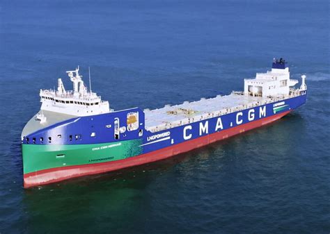 First In A Series Of 10 Container Ships For CMA CGM Ships Monthly