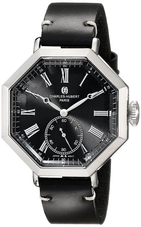 Charles Hubert Paris Mens Stainless Steel Quartz Watch